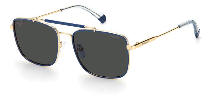 POLAROID (PLD) SUNGLASSES PLD 2111/S KY2 57M9 BLUE GOLD