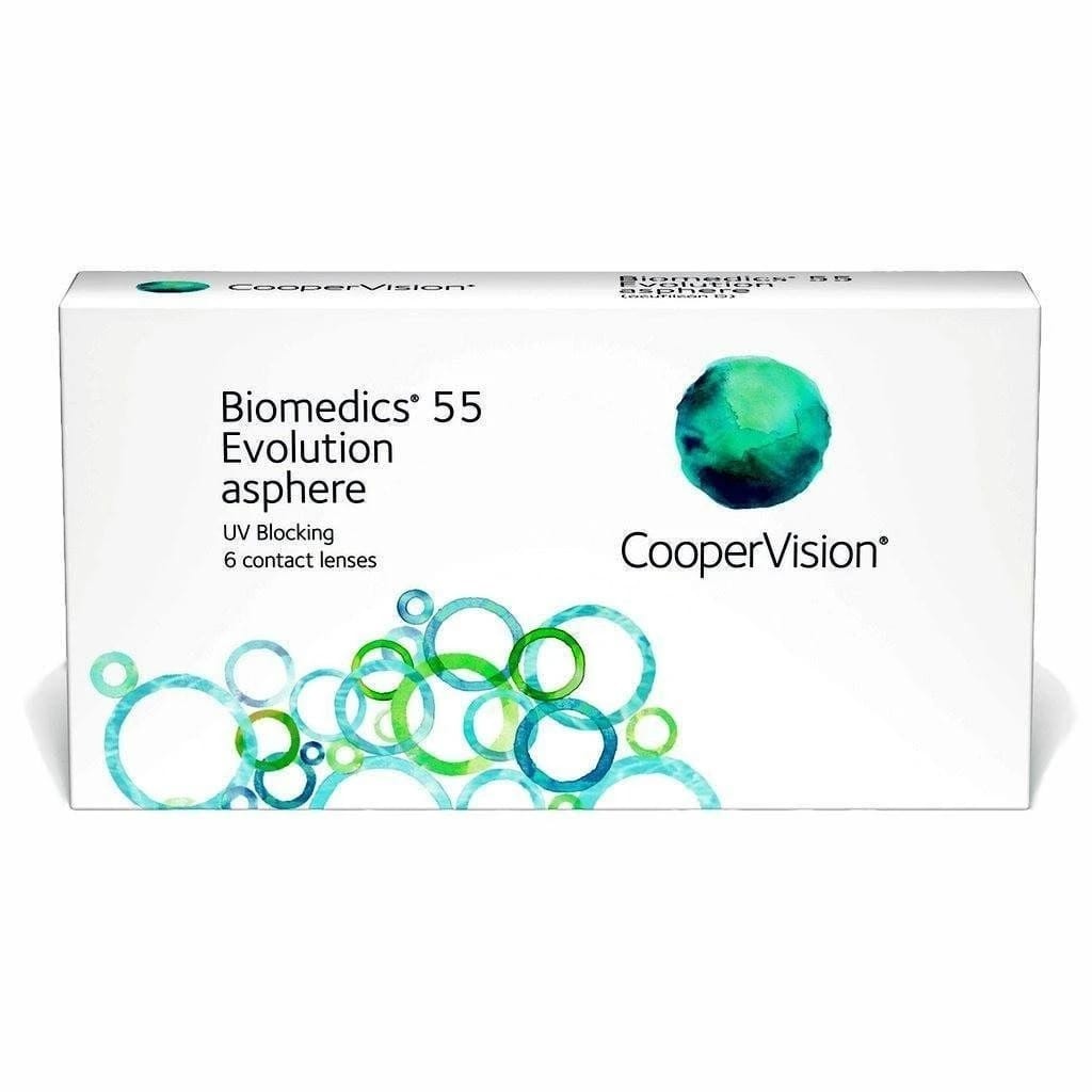 Cooper Vision Biomedics 55 Monthly Hydrogel Ocufilcon D 8.6 14.2 -1.00 SPH Clear