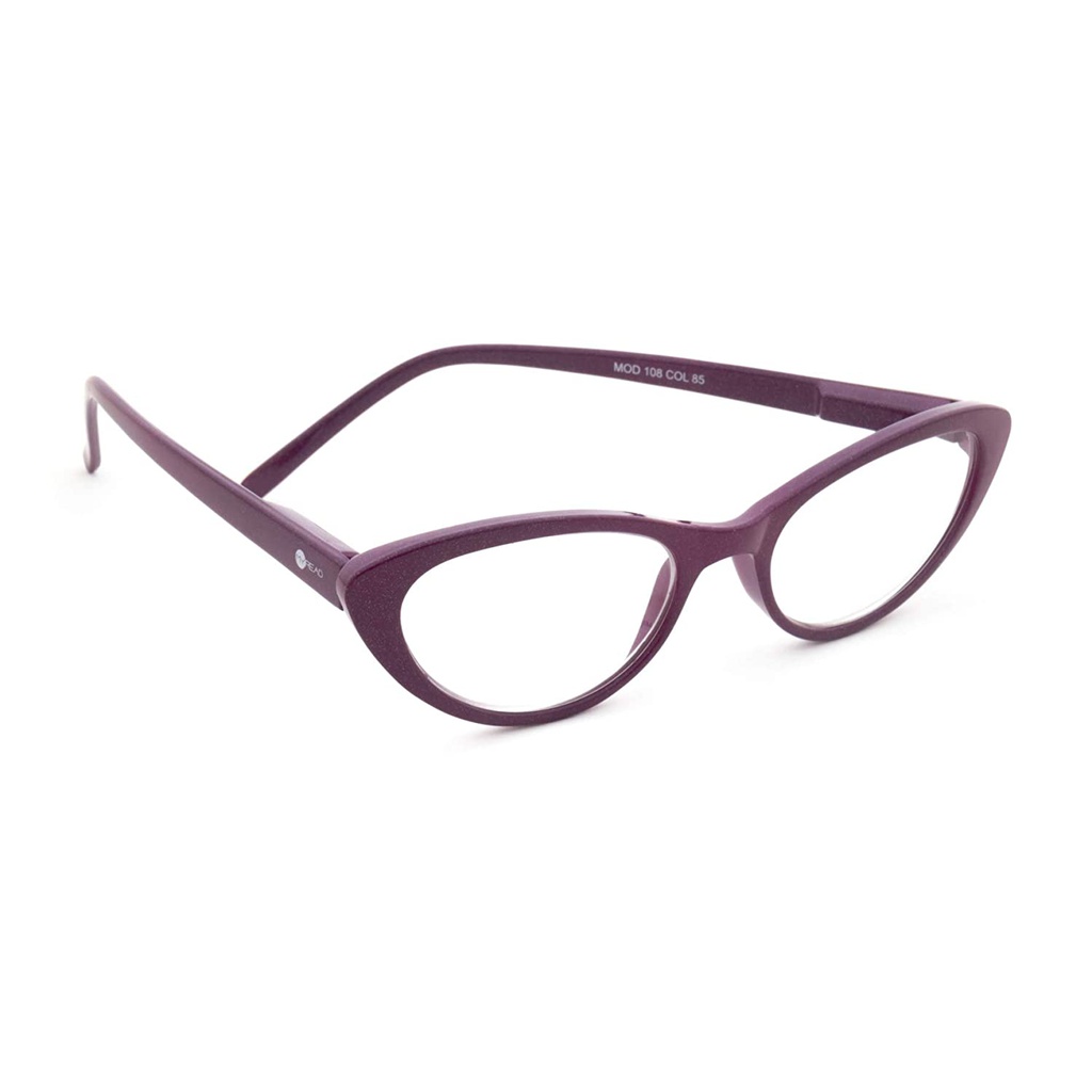 My Read Reading Glass Plastic Purple MOD 108 85 +2.25 Medium Cat-eyed